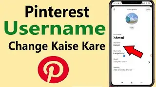 How to change username on Pinterest app (2024) | Pinterest Account User Name Kaise Change kare