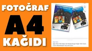 ULTRA STARFİLM A4 FOTOĞRAF KAĞIDI İNCELEMESİ (hp 515 yazıcı)