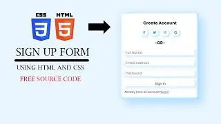 Form Sign Up | Claymorphism CSS | Some basic for beginner