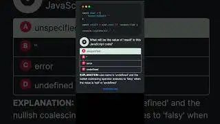 JavaScript Questions & Answers - Refresh your knowledge of 