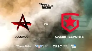 Akuma vs Gambit Esports - EPIC CIS League Spring 2021 - map1 - de_mirage [SSW & TheCraggy]