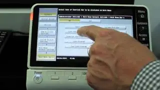 Konica Minolta bizhub: How to Add New Menu Buttons
