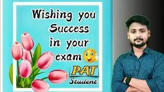 Best of luck For PAT Exam 👍 Agriculture Master Mind Gwalior@PATICARCOACHINGCLASS Ankesh Dhakad Sir