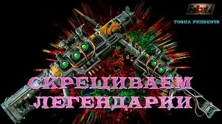 Fallout 4. A legendary weapon with two perks! Legendary properties transferred.