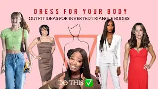 HOW TO STYLE YOUR INVERTED TRIANGLE BODY: Outfit ideas for inverted triangle body girls #howtostyle