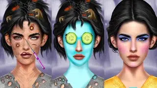 Makeup ASMR The amazingtransformationworn makeup | Care Animationof a friend who has never