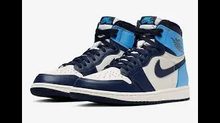 HOW TO STYLE Air Jordan 1 UNC BABY BLUE + ON FEET