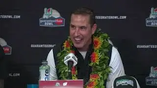 Wisconsin Football: Guaranteed Rate Bowl Postgame Press Conference (12/27/22)
