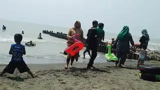 wisata pantai purwahamba indah tegal(pantai purin)  #wisatapantai #pesonaindonesia #pantai  #fypシ