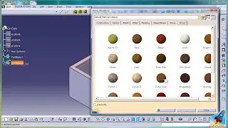 CATIA PART DESIGN - Apply Material
