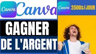 Comment gagner de l'argent avec canva( En 2025) Tres Facile