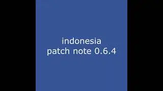 Indonesia patch note