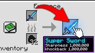 Minecraft, But Smelting Gives EXTREME ENCHANTS