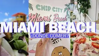 Dónde COMER🍪 en MIAMI BEACH