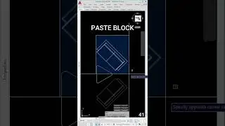 Paste Block in AutoCAD. 