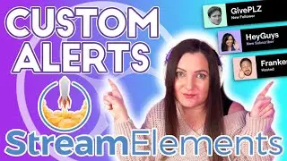 FREE CUSTOM ALERTS with STREAM ELEMENTS for your LIVE STREAM using OBS STUDIO