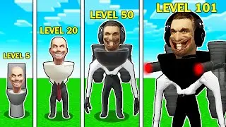 TITAN ADAM SKİBİDİ TUVALET GÜÇLENİYOR - 😨 Minecraft