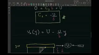 Couette Flow Using Navier Stokes (2/2)