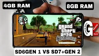 GTA SAN ANDREAS DEFINITIVE EDITION GAMEPLAY ON ANDROID | SNAPDRAGON 6 GEN 1, 4GB RAM