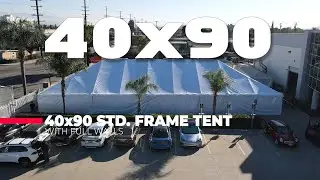 40x90 Frame Tent - Assembly Instructions