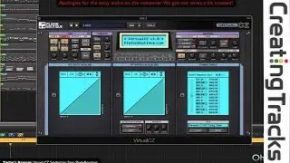Virtual CZ Synthesizer Plugin Review - Creating Tracks