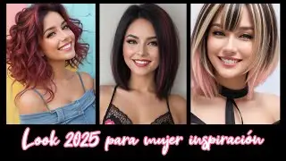 LOOK PARA  MUJER 2025 #look #tendenciasmoda #hairstyle #cortedecabello #coloresdemoda #cortesdemoda