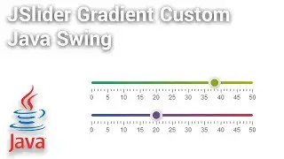 JSlider Gradient Custom using Java Swing UI