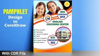 Pamphlet Design In CorelDraw how to make Brochure Design in CorelDraw