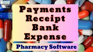 Quick Receipt and Payment Accounts Management entry in Pharmacy Software