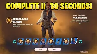 How To COMPLETE ALL CURSED SAILS QUESTS in Fortnite! (Jack Sparrow)