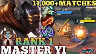 MASTER YI 11,000+ MATCHES! HARD CARRY MVP PLAY + QUADRA - TOP 1 GLOBAL MASTER YI BY 图图 - WILD RIFT