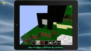 Minecraft Tutorial (Pocket Edition): How to Build a Kitten