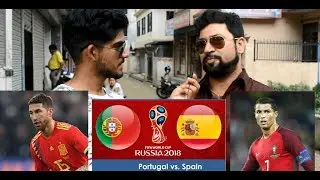 Portugal Vs Spain | Public Reaction | Epic Reaction |