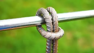 I Make a Steel Knot - Without HEATING