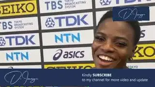 World Record holder Tobi Amusan on women 100m
