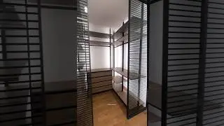 Гардеробна з алюмінієвої системи Volpato 🇮🇹