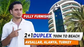2+1 Fully Furnished DUPLEX apartment in AVSALLAR - TURKEY + 5 star amenities