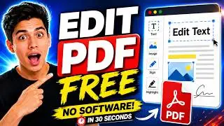 Stop Paying for PDF Editors 😱 Edit PDFs FREE Online
