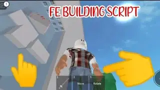 ROBLOX FE BUILDING SCRIPT using FLUXUS EXECUTOR played at Fencing game - script link on comments
