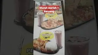 Nyeteak dulu gaes mumpung banyak menu baru dan menu paket #shorts