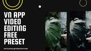VIDEO EDITING PRESET | VN APP | DOWNLOAD LINK IN DESCRIPTION