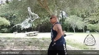 Ginunting sword cutting water bottles [Slo-Mo]_02: Pekiti-Tirsia Kali [PTK-SMF]