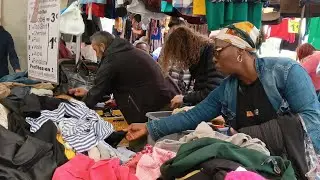 90. Wow - Nakhodochki. Flea market dresses! Try-on. 