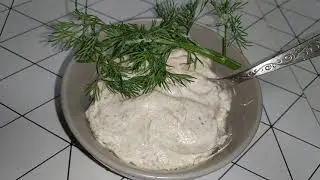 Домашний льняной растительный майонез