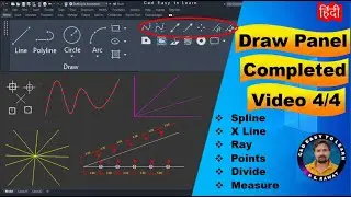 Spline , X Line , Ray , Multiple Points , Divide & Measure