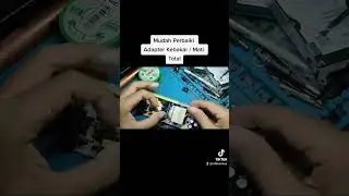 Mudah perbaiki adapter Kebakar / mati total