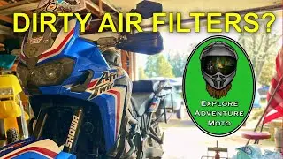 Replacing the air filters on my 2019 Honda Africa Twin
