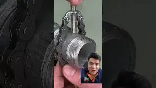 Cách mở ren ống sắt tròn đơn giản anh em tham khảo #xaydung #cokhi #sangtao #xuhuong #automobile