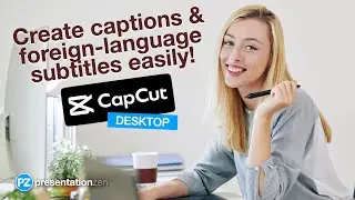 Make Captions & Foreign-Language Subtitles in CapCut on the Desktop (paid version)