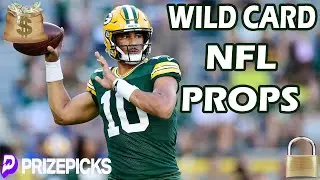 PRIZEPICKS NFL WILD CARD PICKS | SUNDAY SLATE | NFL PLAYER PROPS PICKS | WILD CARD ROUND PROPS